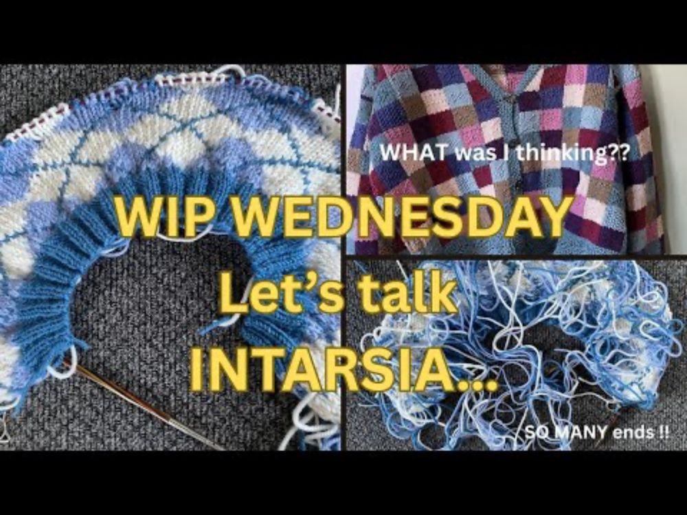 WIP Wednesday: Knitting Intarsia!