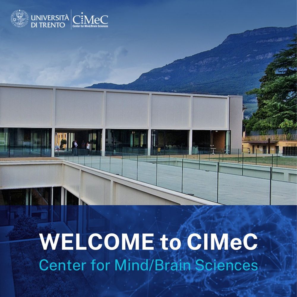 Welcome to the official profile of our Centre for Mind/Brain Sciences - University of Trento (Italy).