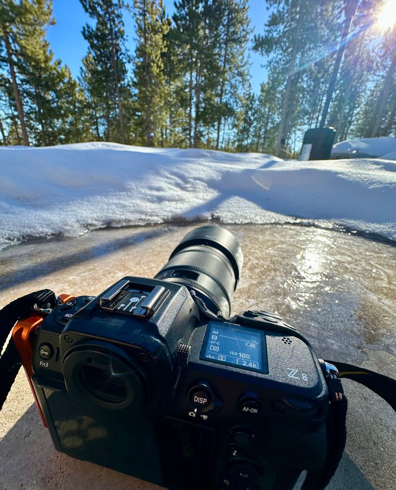 Behind the scenes of my ice photo 