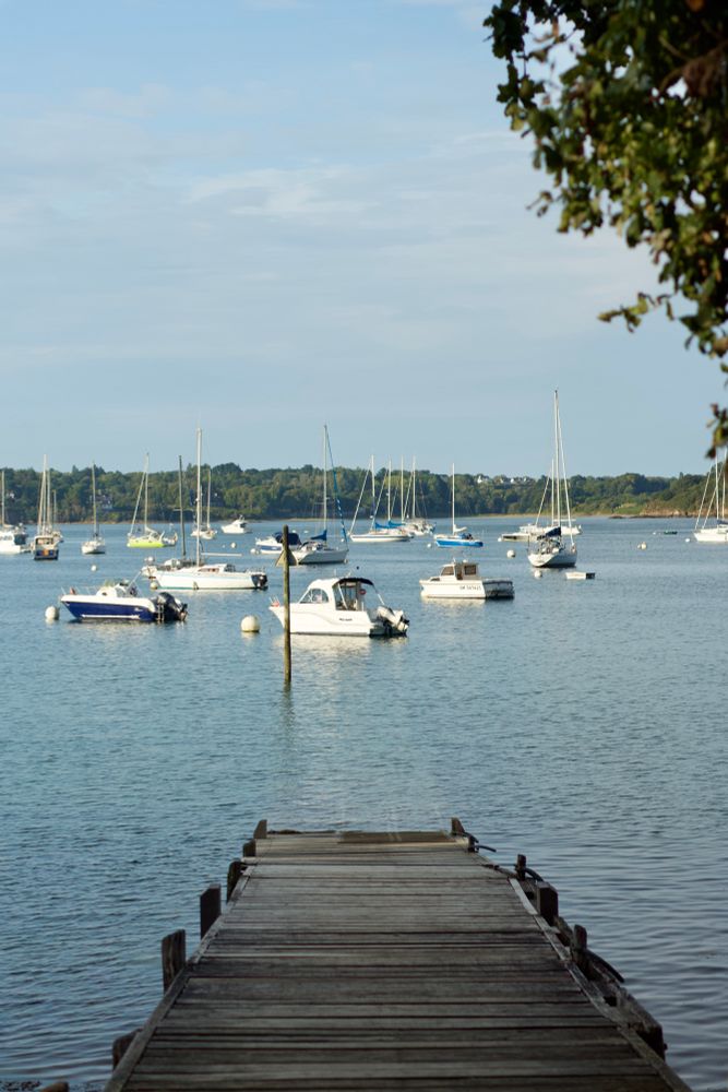 Ponton sur la mer
