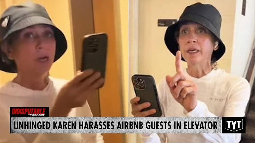 A Karen accused Airbnb guests of "pimping" as they were taking photos in a hotel hallway. Dr. Rashad Richey and Sharon Reed discuss on Indisputable. Tell us what you think in the comments…