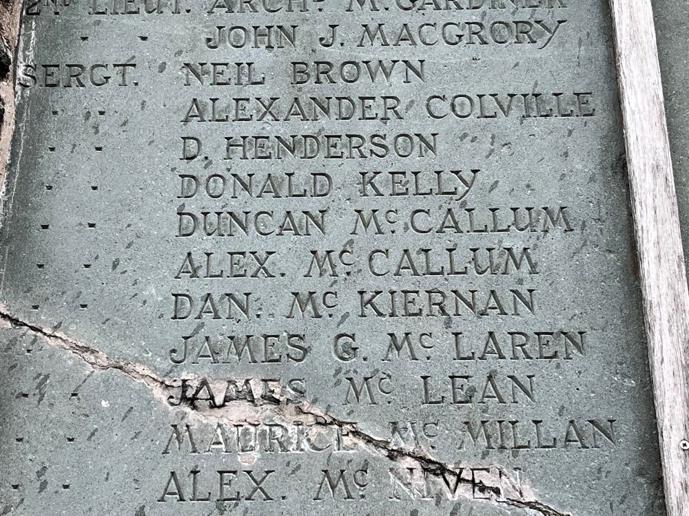 Campbeltown War Memorial