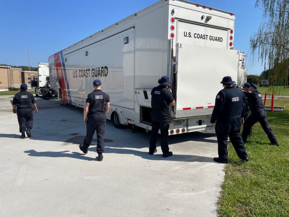 US Coast Guard responds to Hurricane Milton