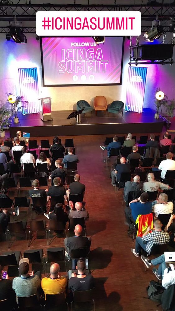 Icinga Summit conference from the above.