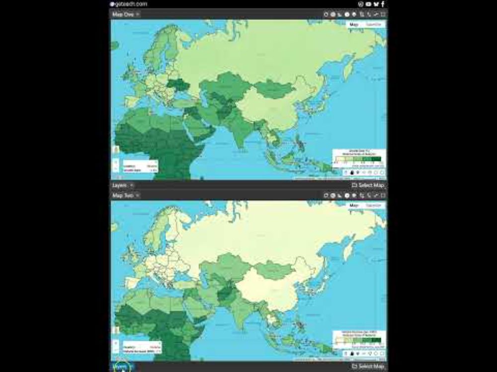 Refreshed Geteach.com demographic layers for 2025! #googlemaps #googleearth #geographythroughmaps