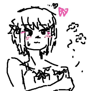 depicted what i'd imagine to be one of mizuki's first moments of realization that she wants to choose the path that would make her much happier later on. embracing her true self, you know.