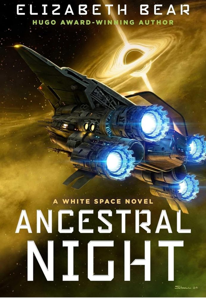 Cover art for Ancestral Night by Elizabeth Bear