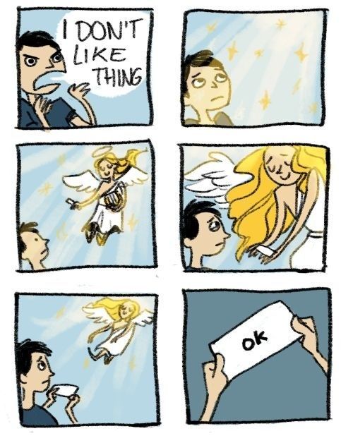 "I don't like thing" cartoon by Jonne Bartelds