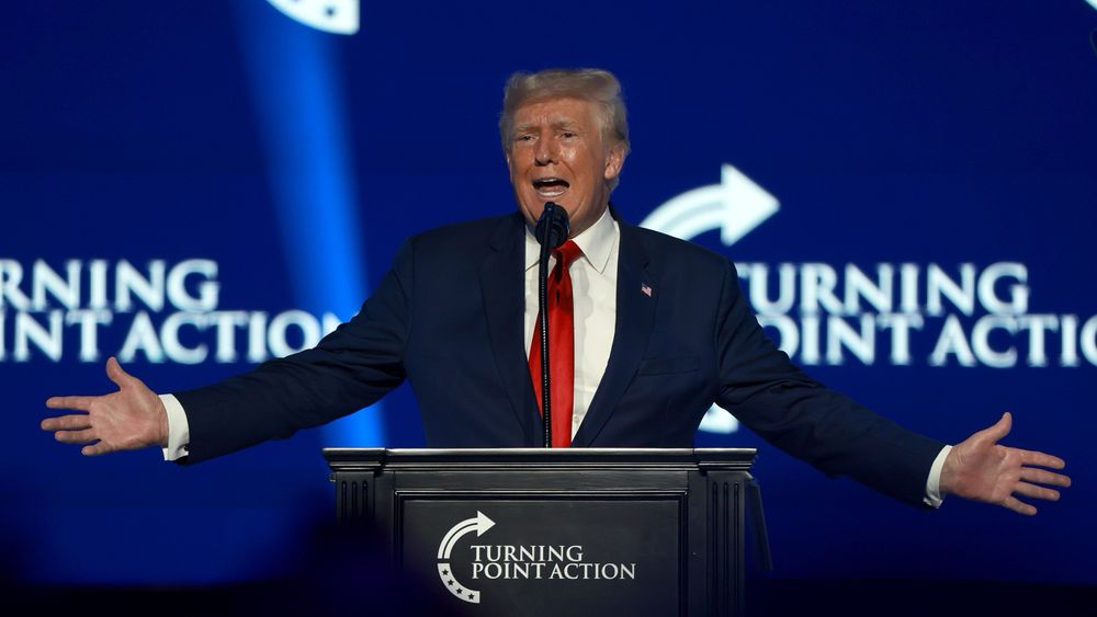 Speaking at a gathering of religious conservatives, Donald Trump said if he's reelected, Christian-related concerns will be "fixed" so much so that they would no longer need to be politically engaged.
