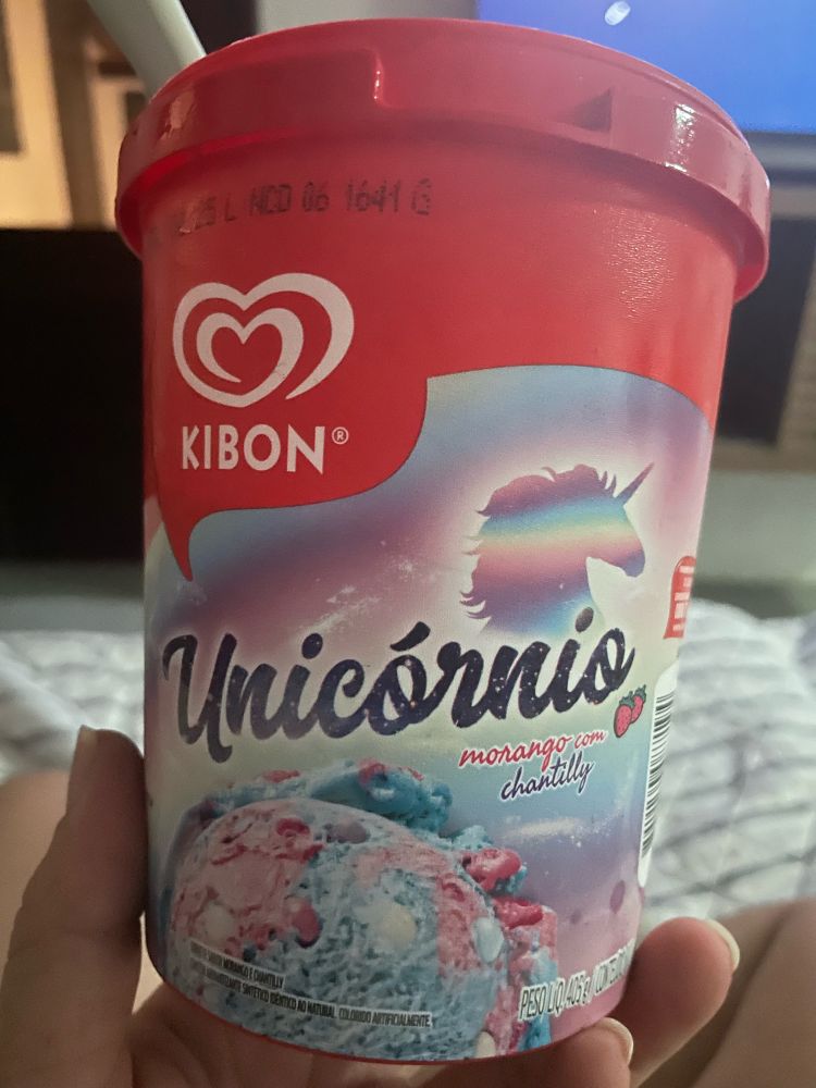 sorvete de unicórnio 🦄 