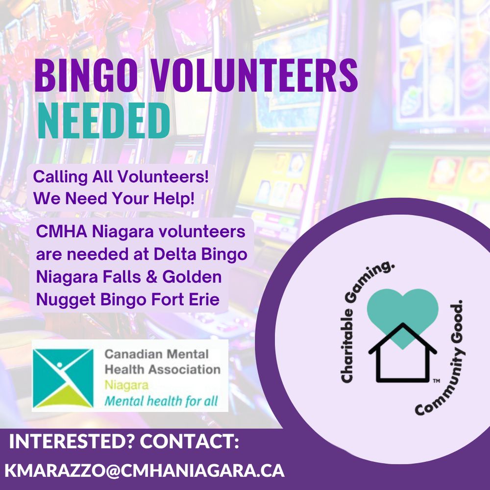 cmha niagara logo and charitable gaming logo