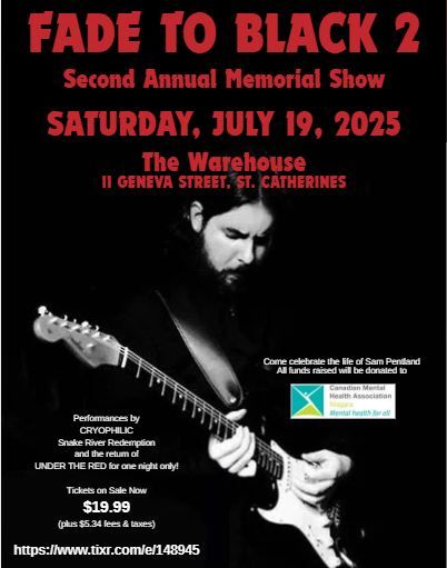 flyer with image of man playing guitar