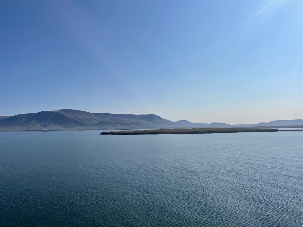 landscape with the sea and mountains 