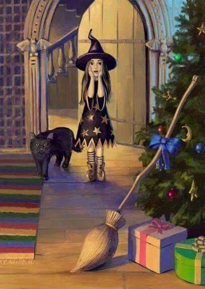 Christmas witch
