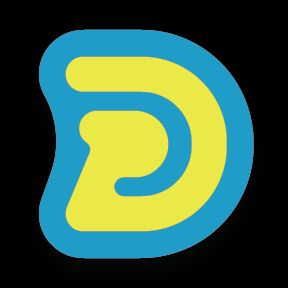 A stylized D. Referenced from the Dandori icon from Pikmin 4.