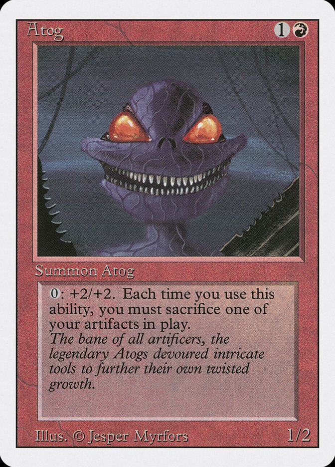 The mtg card Atog