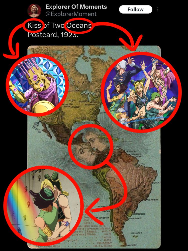Ocean yuri = Stone Ocean reference