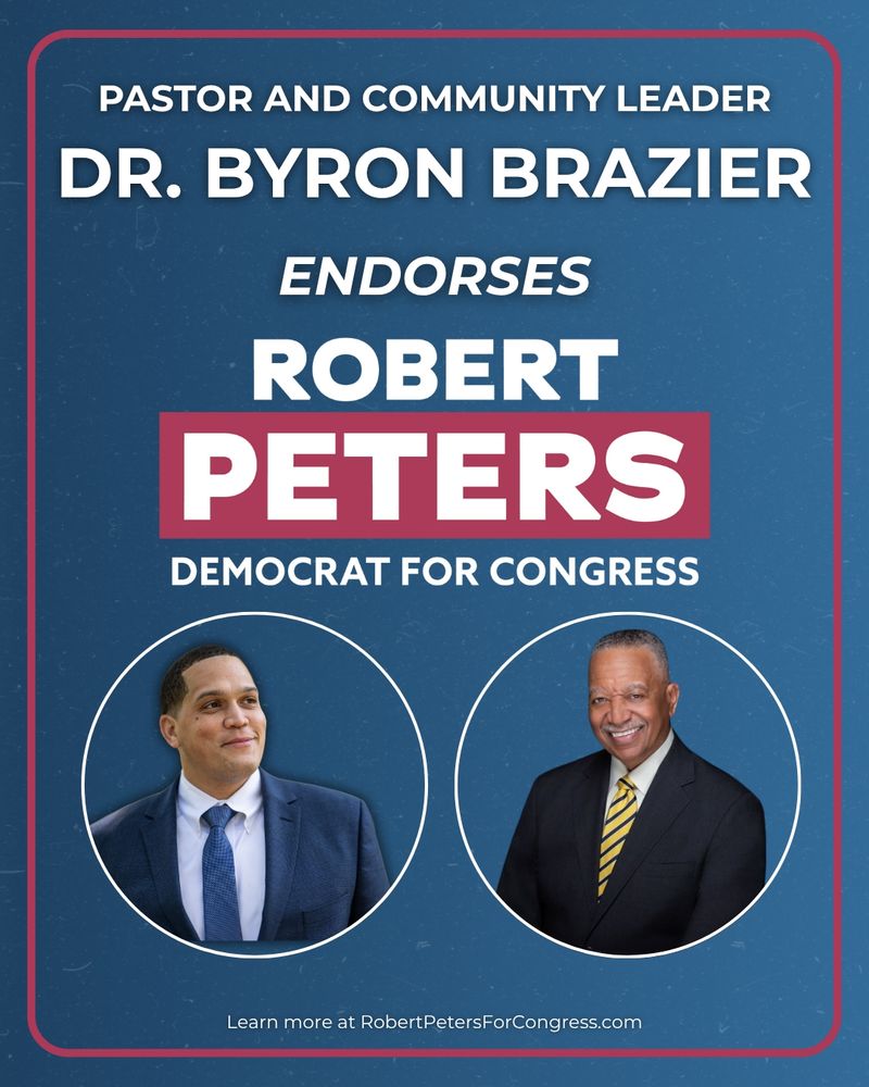 Dr Byron Brazier Endorses Robert Peters for Congress