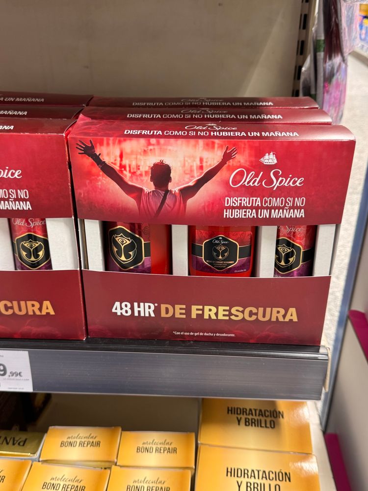 Old Spice pra 48h de frescura, como se não houver amanhã