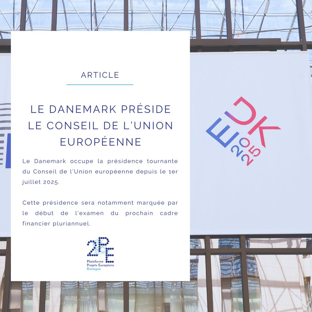 Le Danemark préside le Conseil de l’Union européenne
Le Danemark occupe la présidence tournante du Conseil de l’Union européenne depuis le 1er juillet 2025. Cette présidence sera notamment marquée par le début de l’examen du prochain cadre financier pluriannuel.