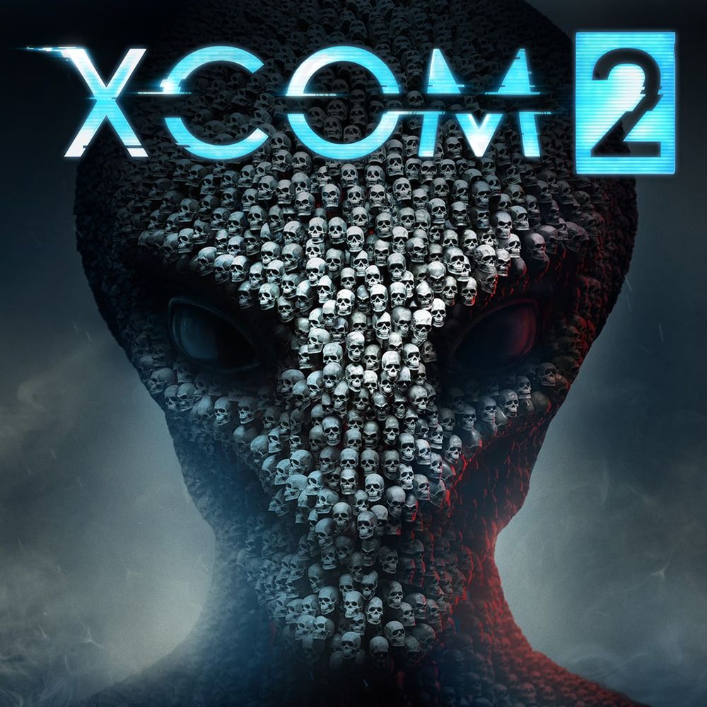 The box art for XCOM 2: An alien head made out of the skulls of humans, in case you needed to understand just how many of your rookies are gonna die when you start playing.