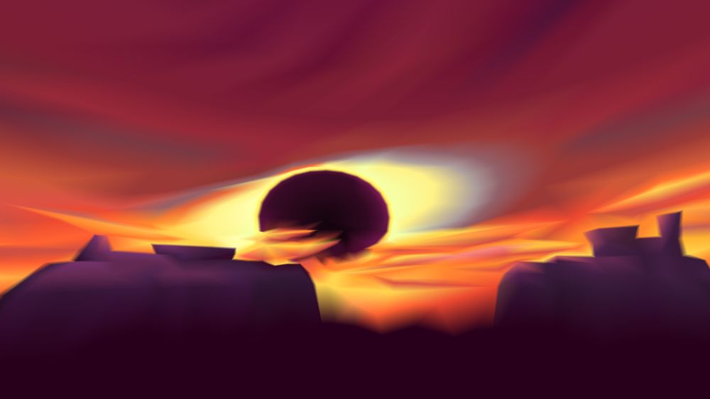 A skybox often used in Spyro 1