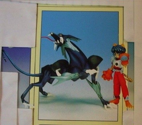 A garage kit of the characters Wan and Earth Totem from K.O Century Beast Warriors.