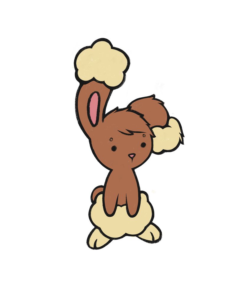 Simple doodle of Benji the Buneary