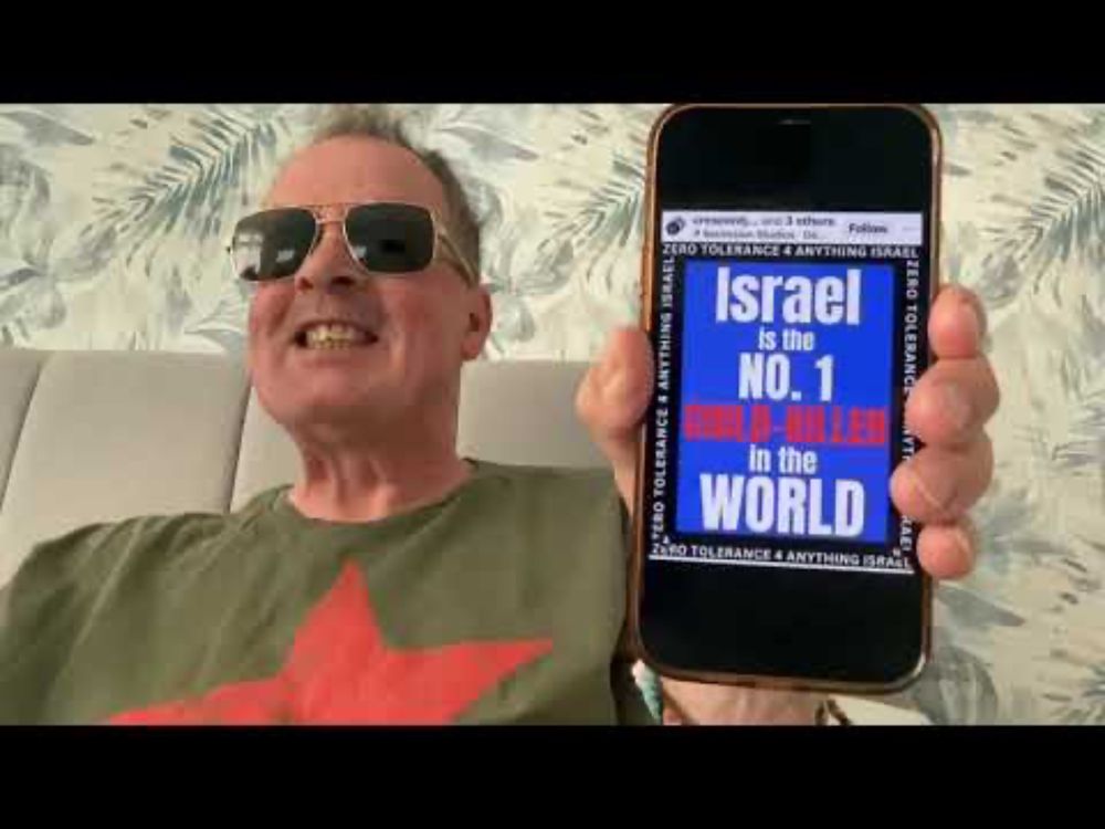 I’d like to ask the BBC a question. Why is Israel allowed to build weapons of genocide in the UK?