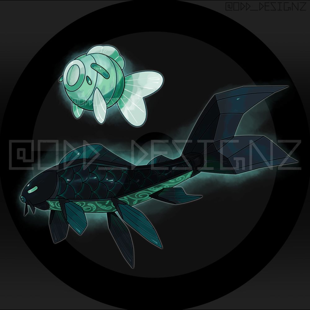 Fish Lantern Fakemon (Shiny)