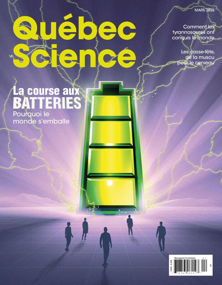 Silhouetted onlookers standing on a futuristic grid plane. Dwarfed by a giant battery icon in the distance they stand looking up as lightning bolts and waves of light are emitted and attracted to the icon. 