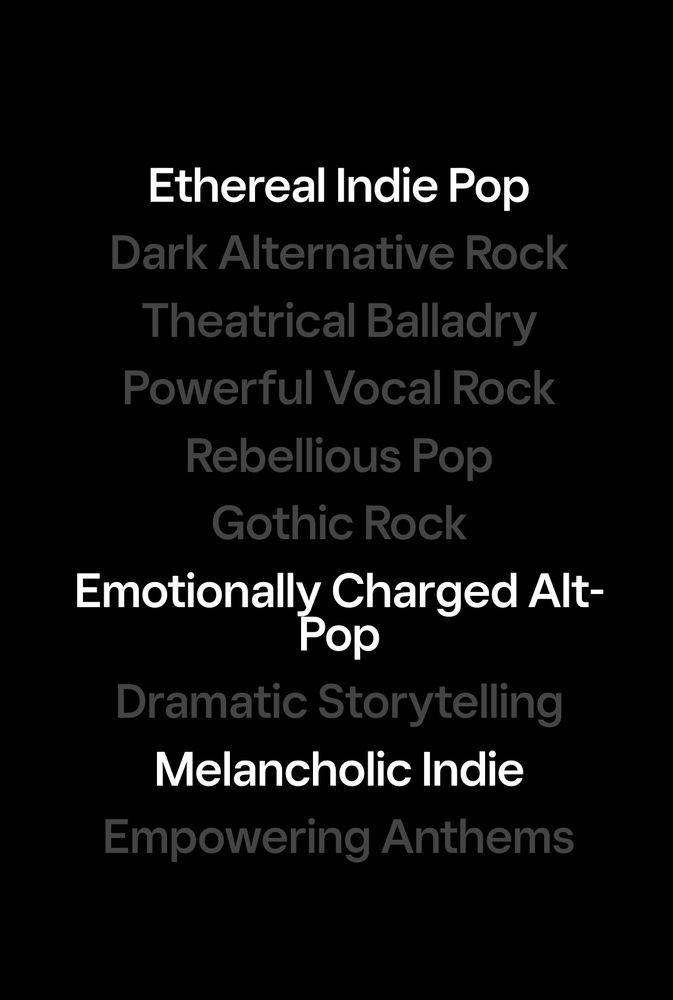 highlighted: Ethereal Indie Pop, Emotionally Charged Alt-Pop, and Melancholic Indie