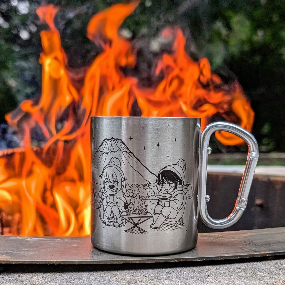 Yuru camp. Steel camping mug 