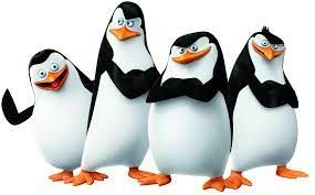 Picture of 4 penguins from the movie Madagascar