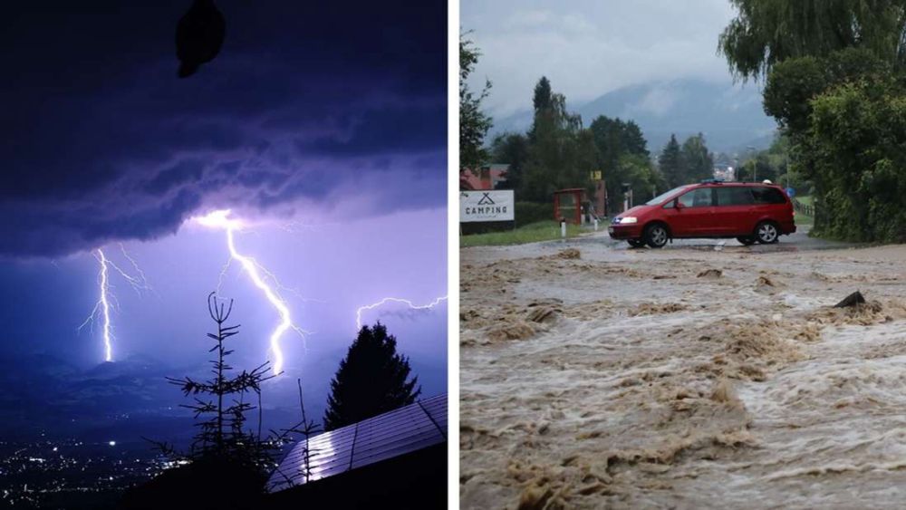 Unwetterzelle trifft Österreich-Orte – Deutsche Urlauber von Muren eingeschlossen