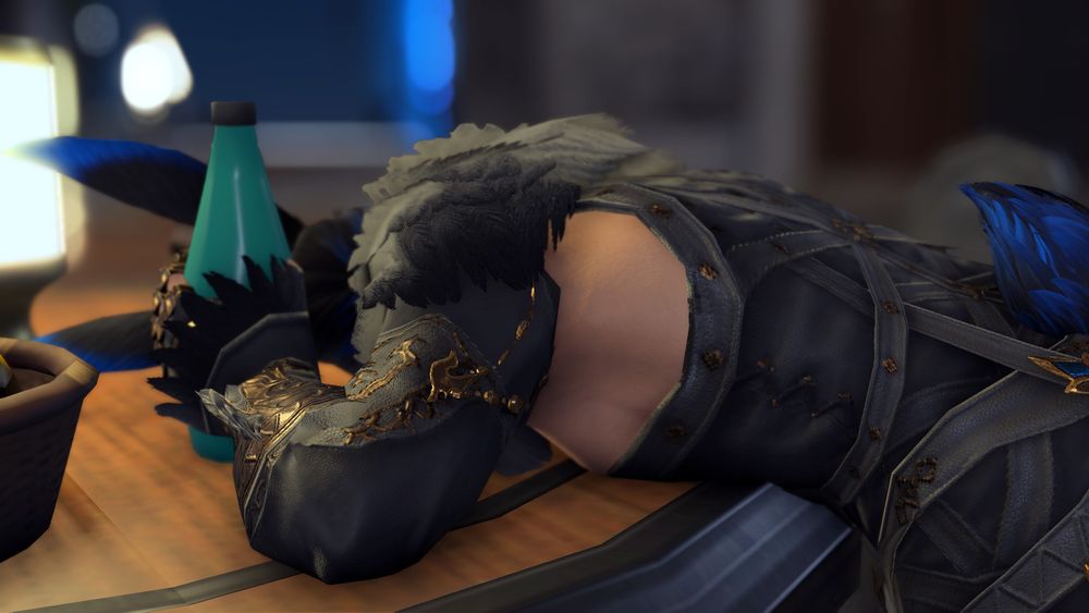 Just like any other day ending in Y, Deimos can often be found in some dingy bar, passed out drunk and surrounded by a concerning number of bottles.