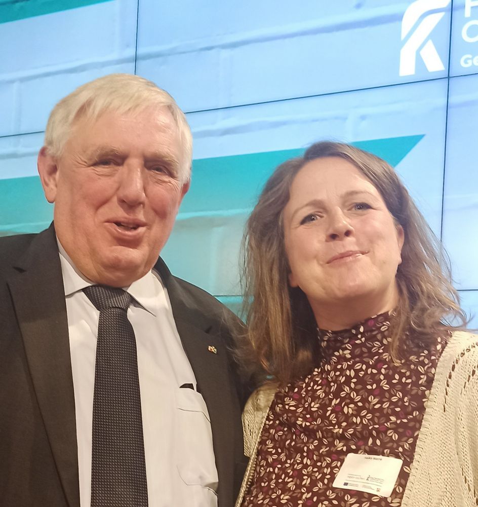Minister Laumann (Gesundheit, Arbeit und Soziales, NRW) und ich am Rande seiner #Fachkräftetou)
