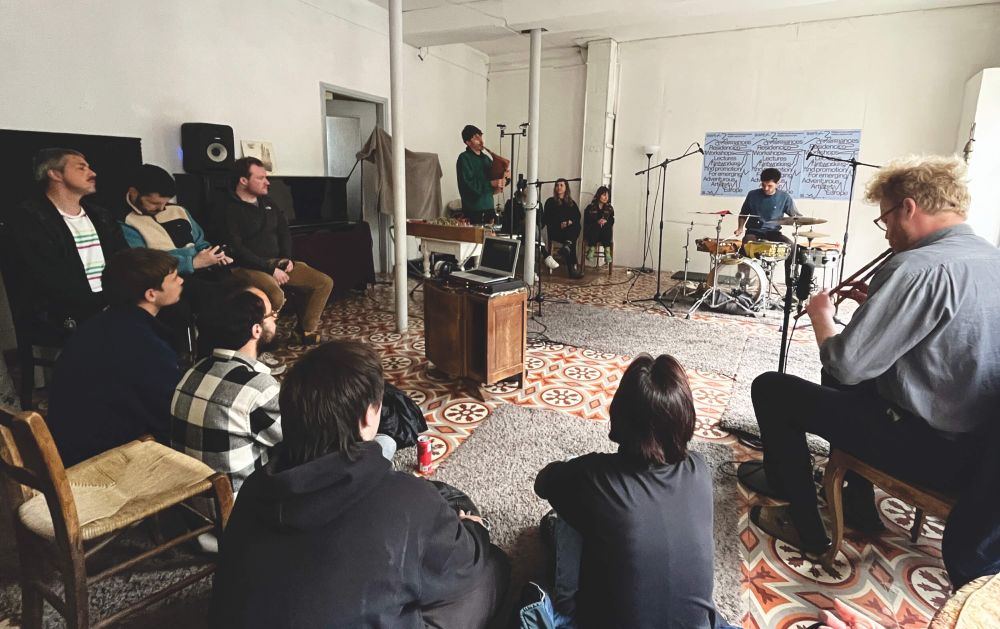 Monopoly of Bells plays their first ever show in the main studio at Camp.