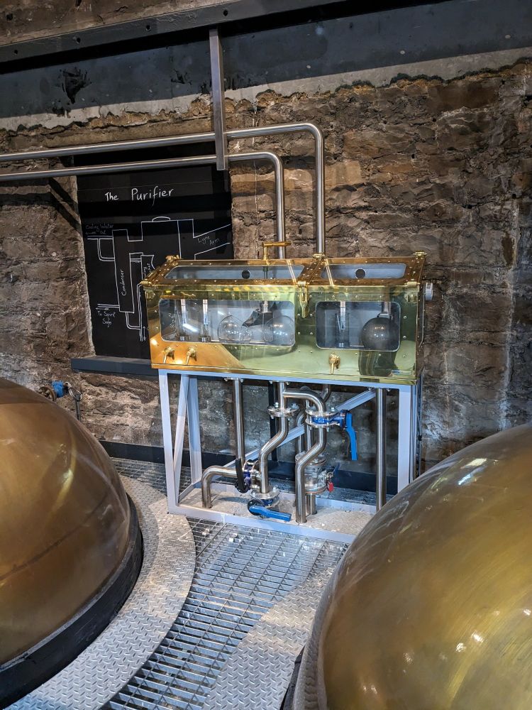 The Spirit Safe at Holyrood Distillery.