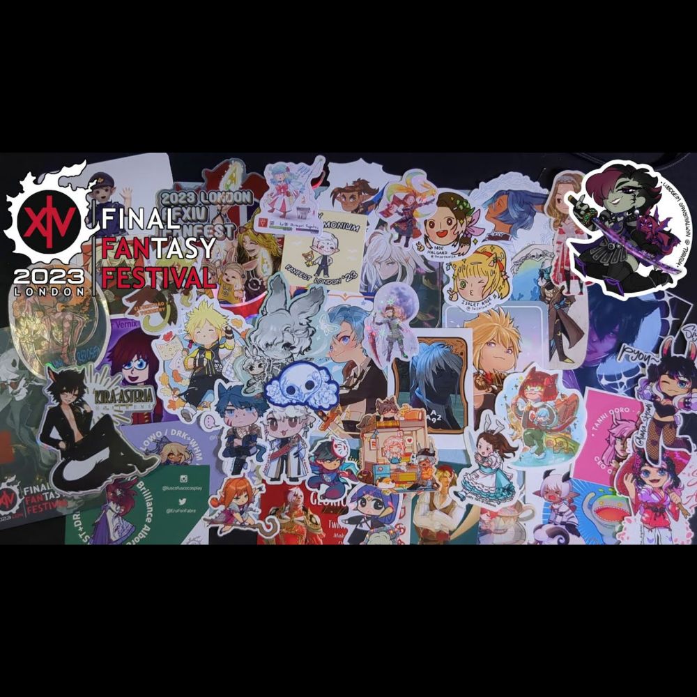 My Warrior of Light Sticker Exchange - FFXIV FanFest London 2023