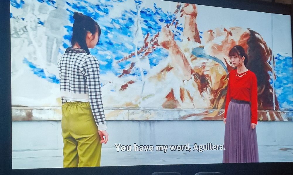 Sakura and Aguilera face off.