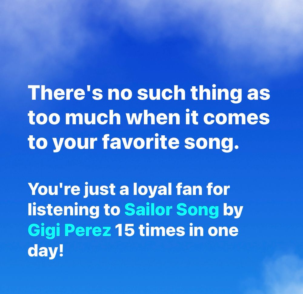 Overplayed Sailor Song By Gigi Perez