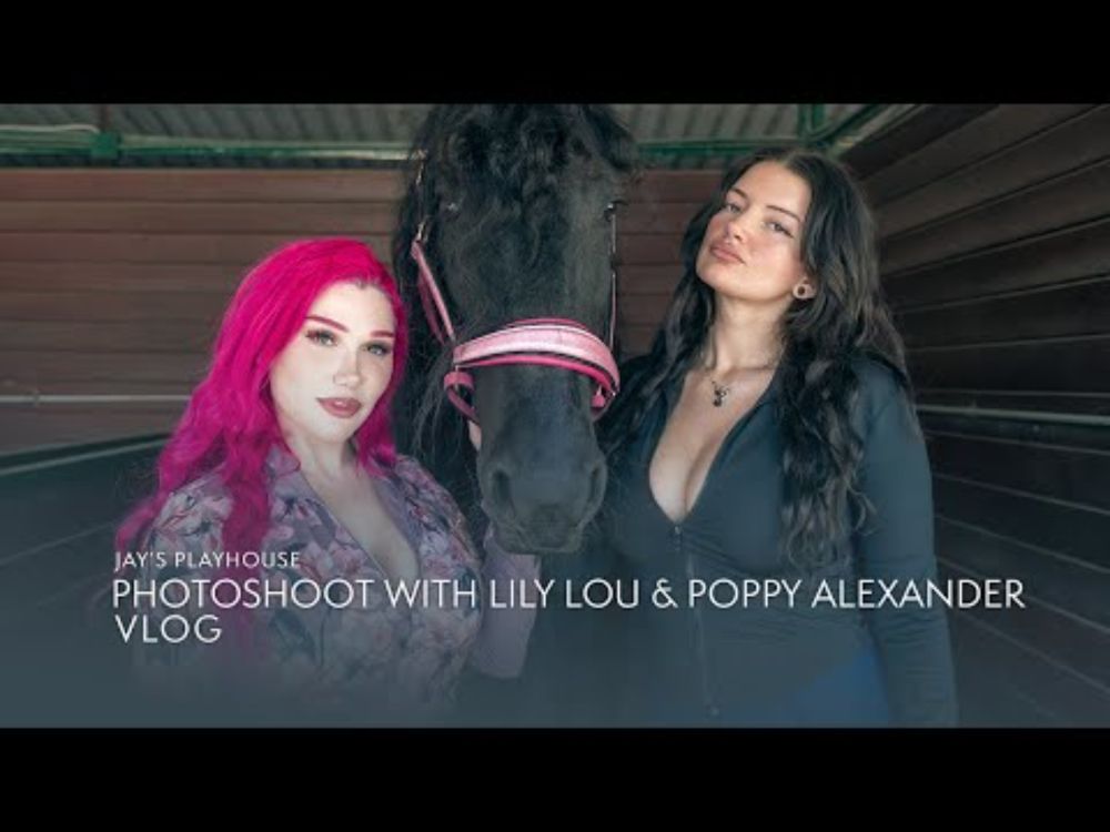 Lily Lou’s Horse Shoot ft. Poppy Alexander | BTS with Tinus the Horse | Jay's Playhouse