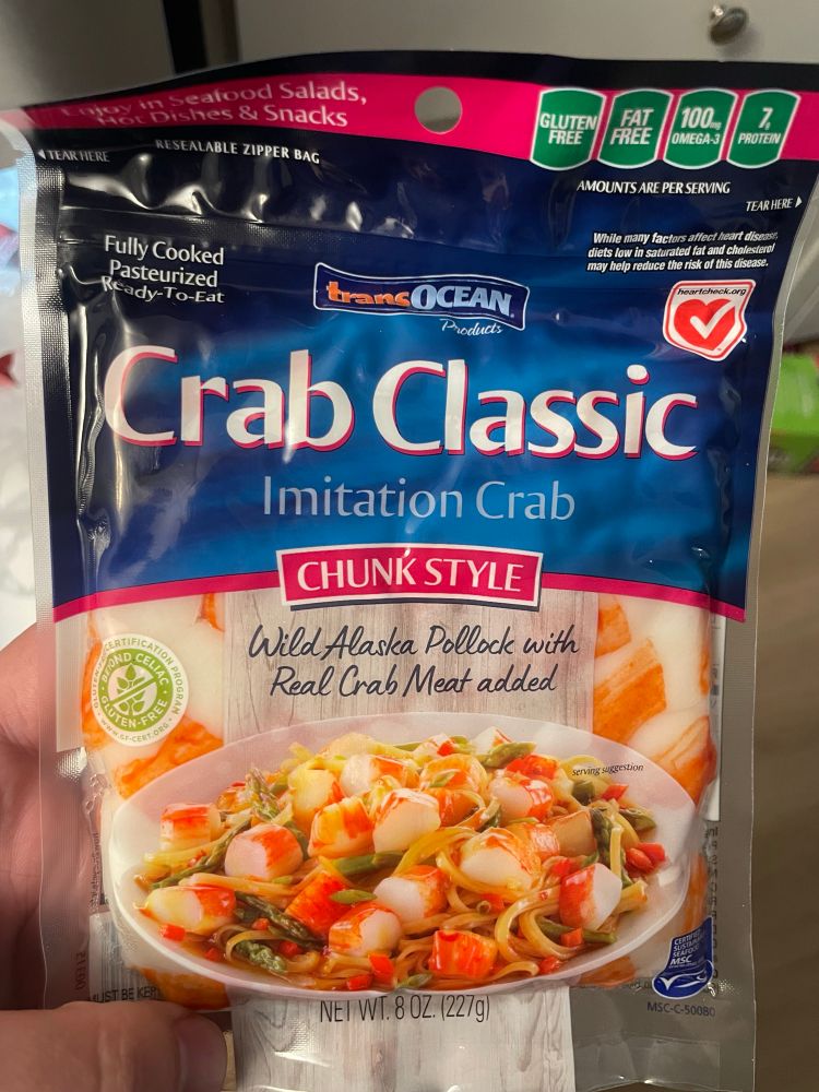a package of Crab Classic