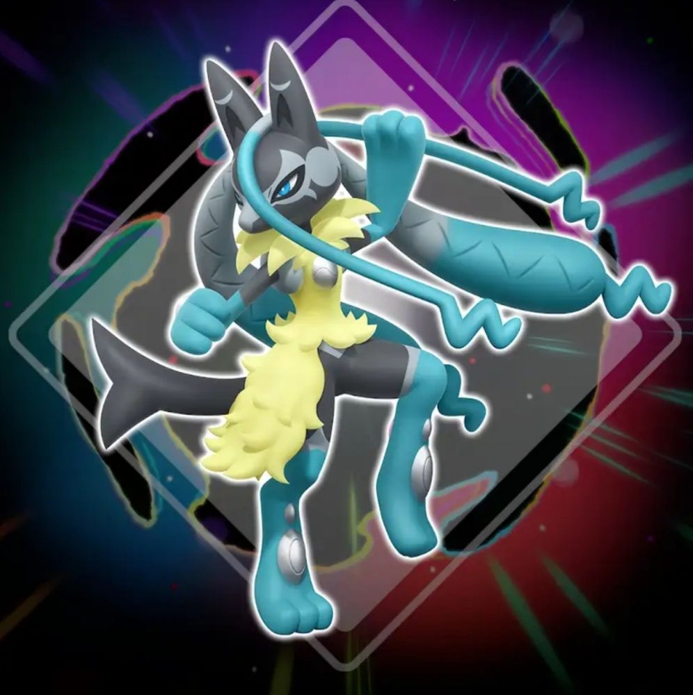 The newly revealed Mega Lucario Z for Pokémon Legends: Z-A