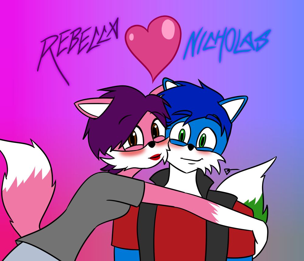 Nicholas + Rebecca Portrait (Old Version, Variant 1)