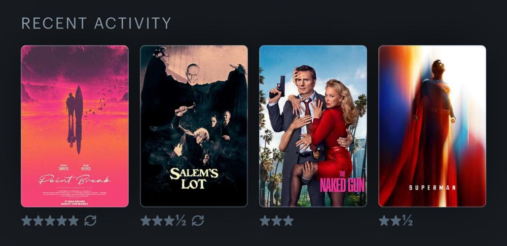 Point Break
Salem’s Lot
The Naked Gun
Superman