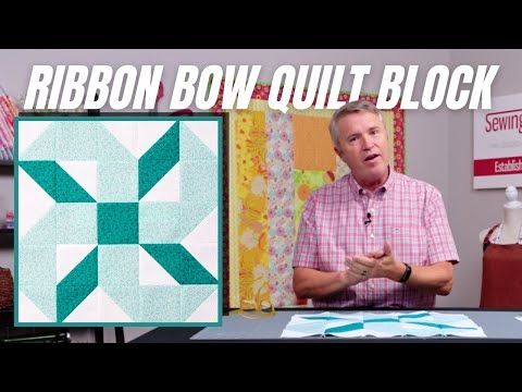 How to Sew the "Ribbon Bow" Quilt Block | Beginner-Friendly Patchwork Tutorial