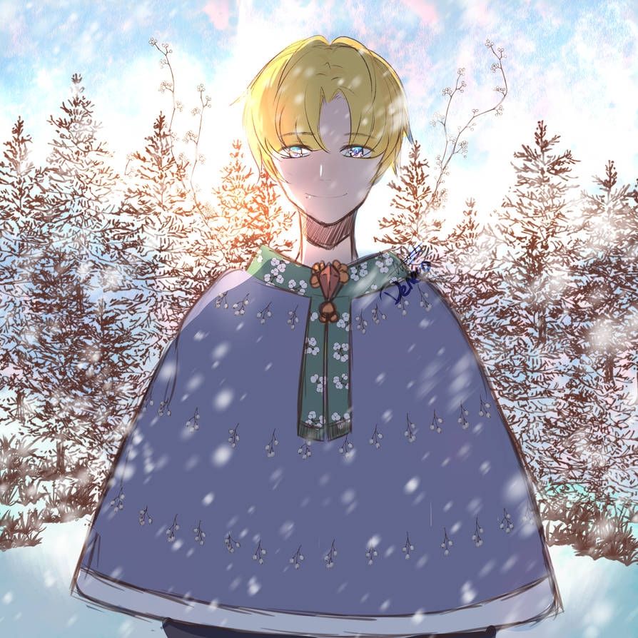 The glow behind the trees with a character looking at you . But why?