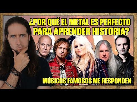 ¿POR QUÉ el METAL es la MÚSICA PARA APRENDER HISTORIA? | PREGUNTO A GRUPOS FAMOSOS